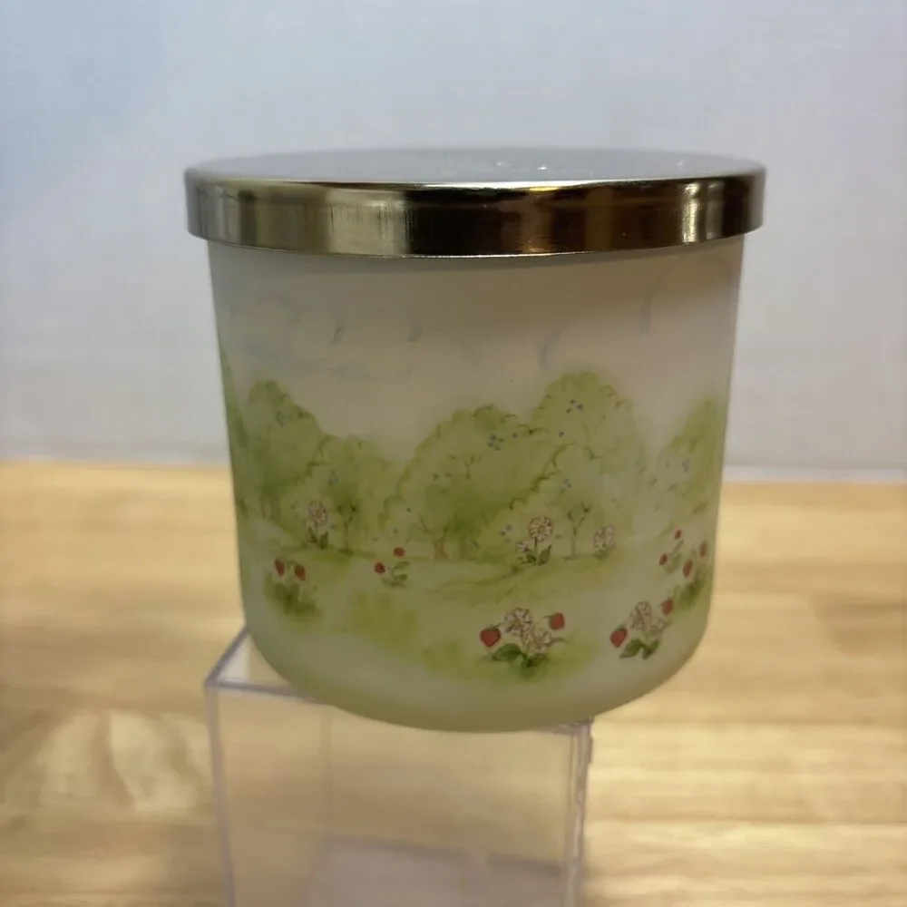 Goose Creek Strawberry Shortcake 3 Wick Candle RASPBERRY TART 14.5 Oz